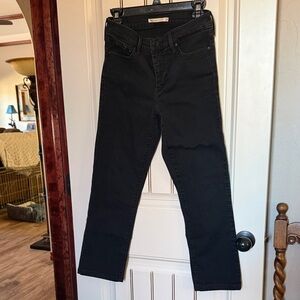 Levi’s Black Denim Jeans, Size 28, Great Condition